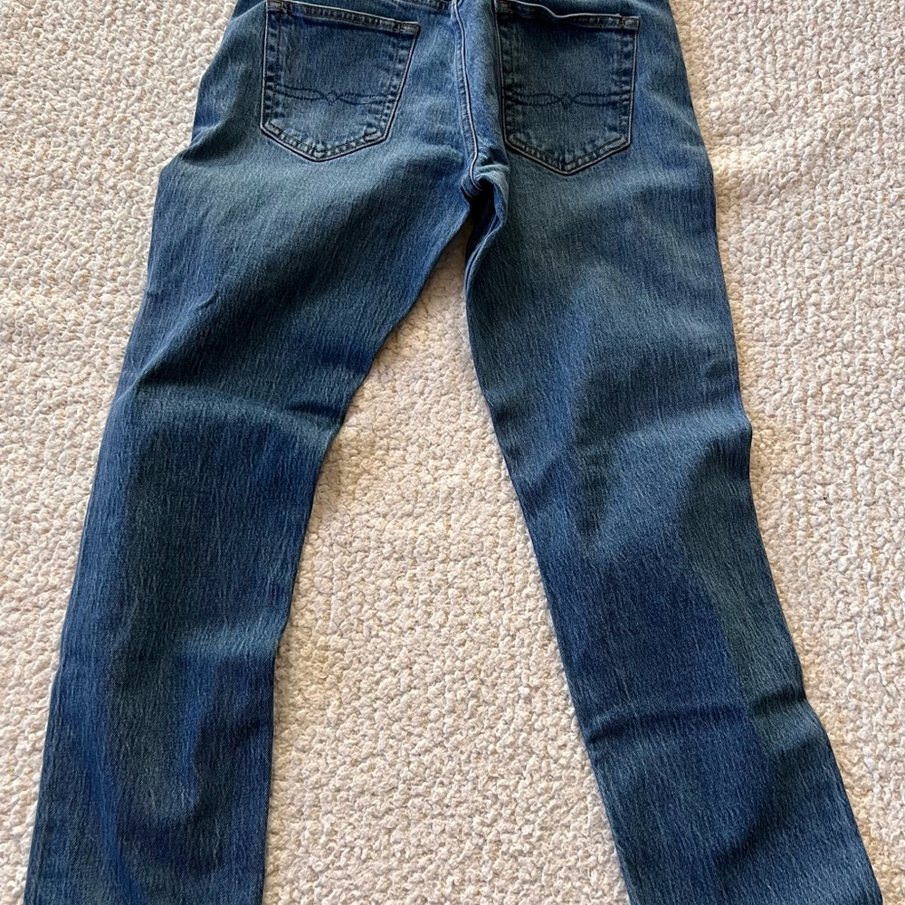 Lucky Brand Men's Dark Blue Straight Jeans